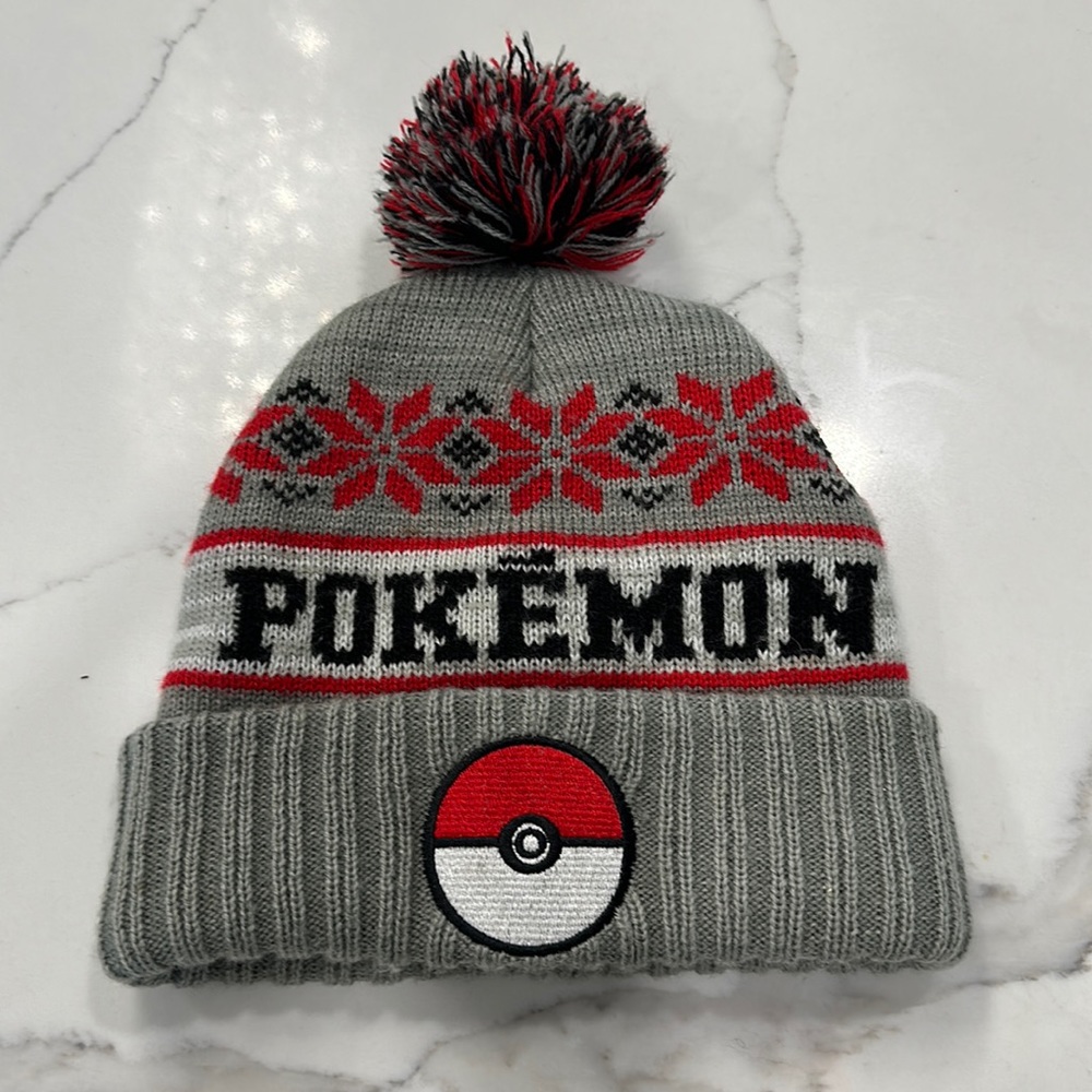 Pokémon Beanie Winter Cap with Pom Pom